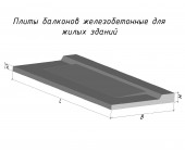 Балконные плиты консольные ПБК 36.12-5а